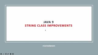 Java 9 String Class Improvements