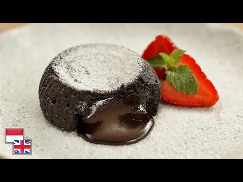 100% Sukses TANPA Oven! Resep CHOCOLATE LAVA CAKE: Lembut & Legit.