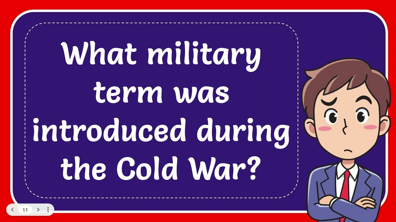 What Military Term Was Introduced During The Cold War YouTube What Military Term Was Introduced During The Cold War YouTube