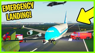 Emergency Landing With No Gears... President Roleplay Ptfs Roblox