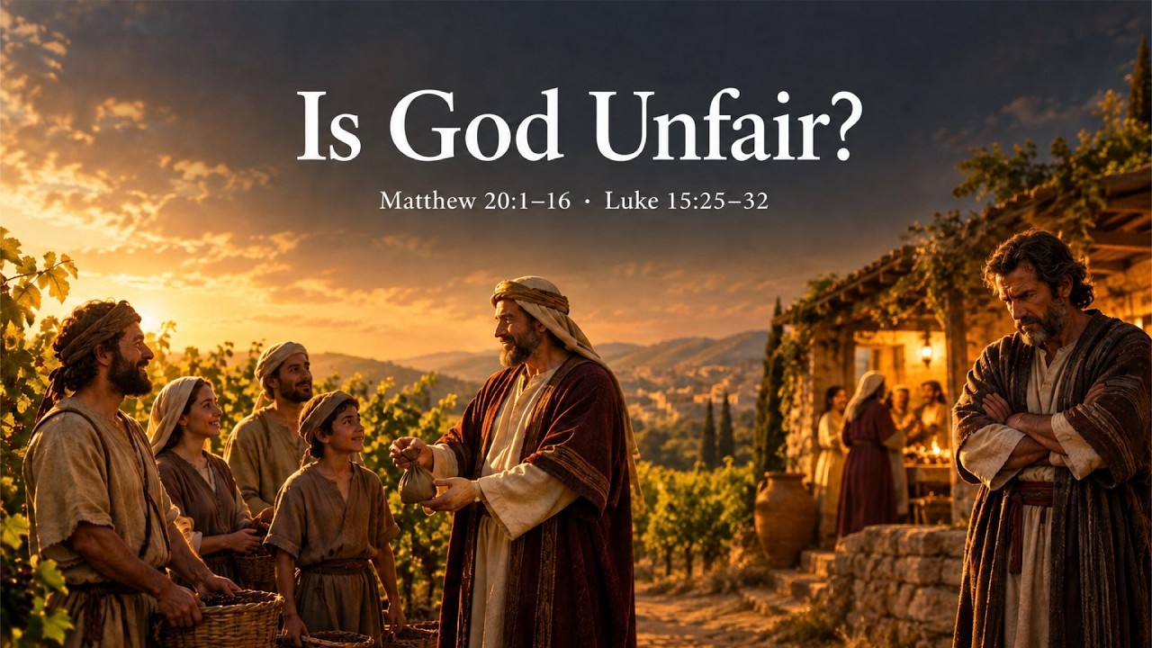 Sermon 10 11 2026 “Is God Unfair?” Sermon by Rev. Dr. Tim Beal Matthew 20:1-16; Luke 15:25-32