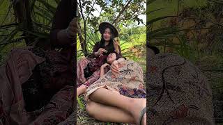 Neng iroh santai bnaget #jandadesa #gadisdesa #kampung #desa