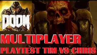 DOOM 2016 Two Player Multiplayer Gameplay Playtest Tim vs Chris 18