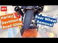 How to remove rear wheel 2019 Harley Davidson Road Glide DIY