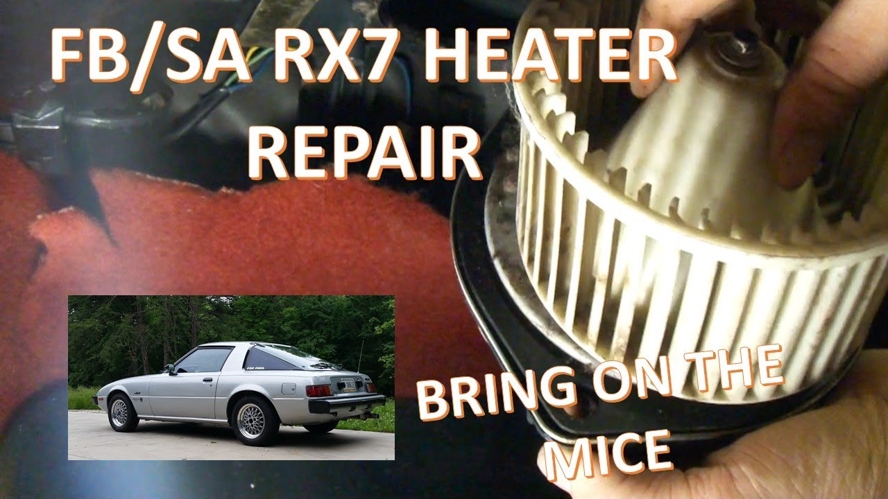 How To Fix First Gen Mazda RX7 Heater and Blower Motor