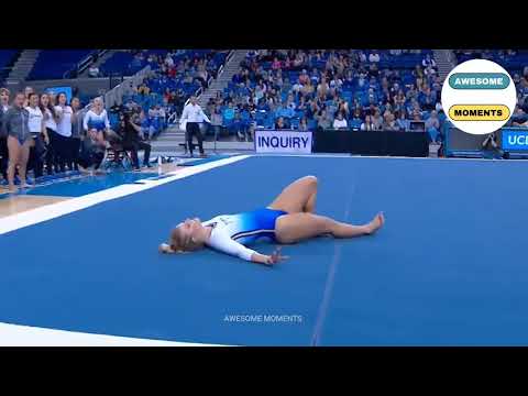 Craziest Moments In Gymnastics Championships Female 😳