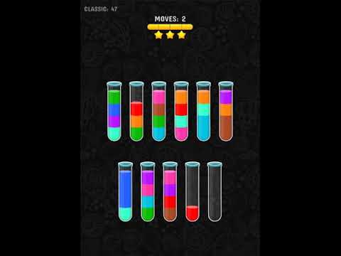 Color Water Sort 3D level 47 | Gameplay Mobile Games