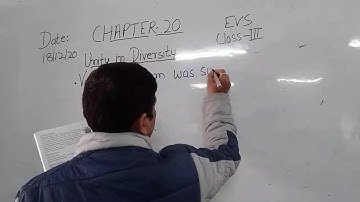 Class III EVS 18 12 2020 by Mr Rupesh , chapter- 20