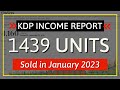 KDP Income Report January 2023: How I Sold 1,439 Low Content Books and Made....
