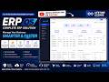 Launch Your Own ERP SaaS Platform, Multi Store ERP OS With POS, Accounting, HRM, CRM & Lifetime Use