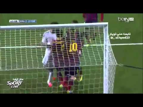 اهداف مبارة ريال مدريد و برشلونة 3 4 تعليق فهد العتيبي HD