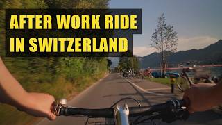 POV Post-Work Ride to the Lake in Switzerland (asmr)