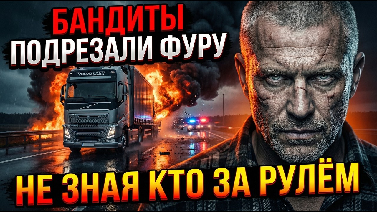 БАНДИТЫ ДУМАЛИ, ЧТО ЭТО ПРОСТО ДАЛЬНОБОЙЩИК… Но за рулём сидел человек, которого лучше не злить