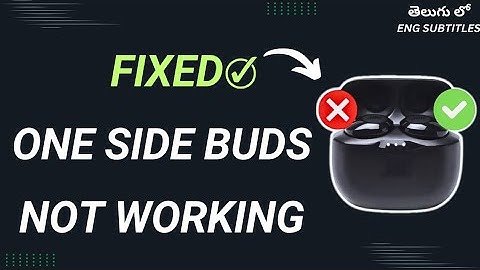 How to Fix One Side of Your Airpods Not Working | In Telugu & English | 2023