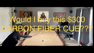 Would I buy this $300 Carbon Fiber Cue?? The JFlowers JF10-10F Carbon Fiber Cue Review!!!
