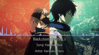 [Lyrics - Eng/thaisub] Black Clover op 1 - Haruka Mirai (Kankaku Piero)