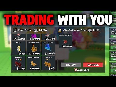 steal a brainrot trade live 🔴