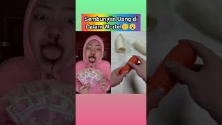 Sembunyiin Uang di dalam wortel #shorts Nasya kaila Nazifah