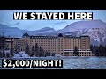 Suite Upgrade at Fairmont Chateau Lake Louise - Five Star Experience at Famous Lake Louise Hotel