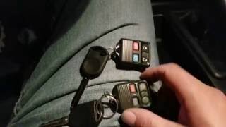 how to program a new ford key fob / remote