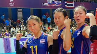 Volleyball Sea Games Cambodia 2023 EP.3 THA vs INA