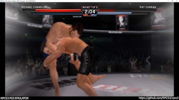 RPCS3 PS3 Emulator - Bellator MMA Onslaught Ingame! OGL (b9ebf59)