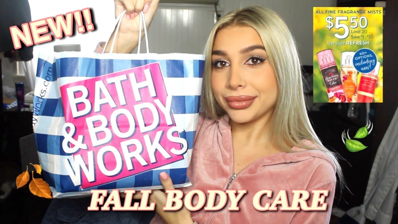 BATH & BODYWORKS FALL BODY CARE HAUL 2020