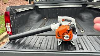 Stihl Bg50 Vs Wet Leaves - Full Review & Sound Test