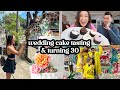 WEDDING CAKE TASTING!! and 30th birthday at the zoo