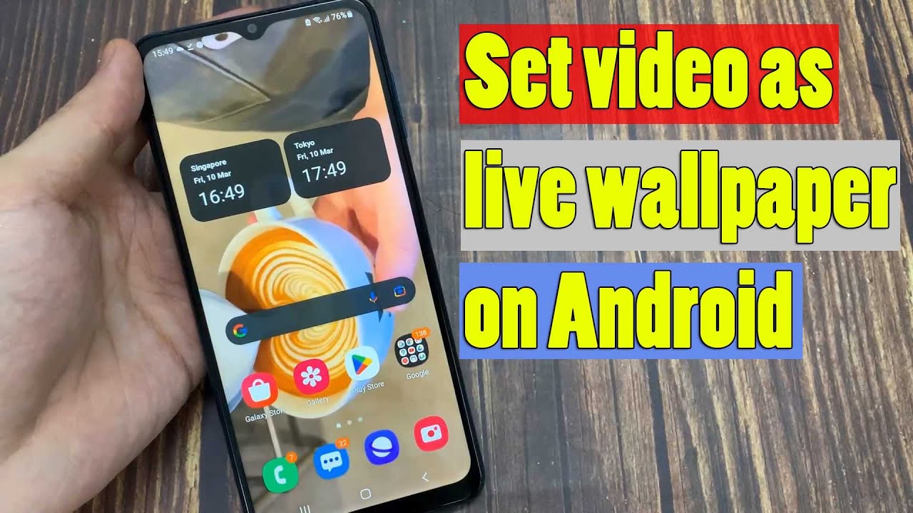 How To Set Videos As Live Wallpapers On Your Android Phone Or Tablet -  Youtube