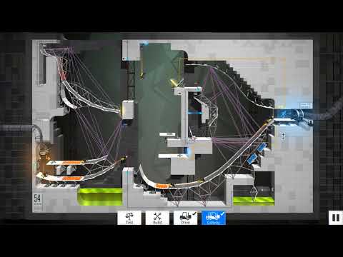 Bridge Constructor Portal Level 54 Convoy