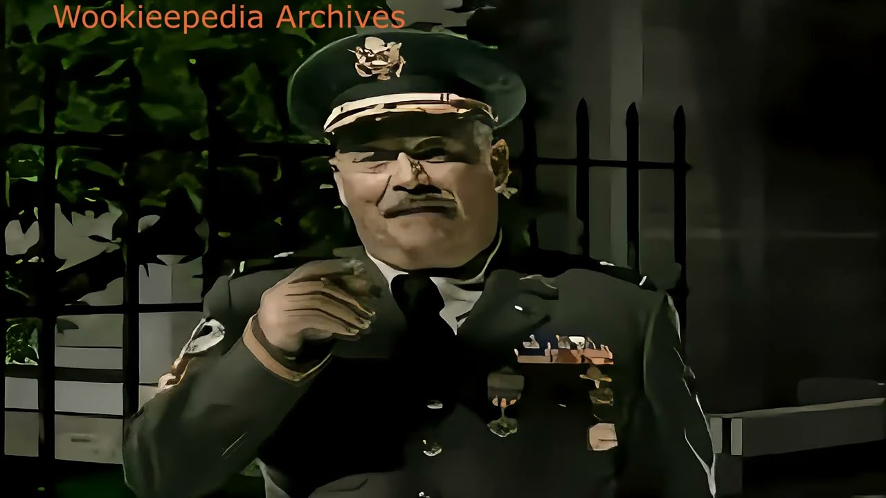 General Carville congratulates the Commander (Red Alert)