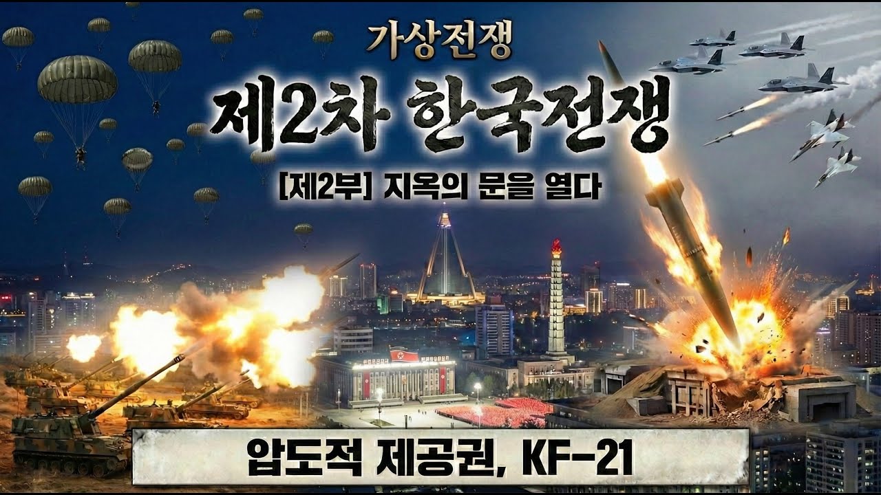 제2차 한국전쟁 | 마하10, 탄도중량 9톤 현무-V, 적 지휘부 강타 | [제2부] 지옥의 문을 열다