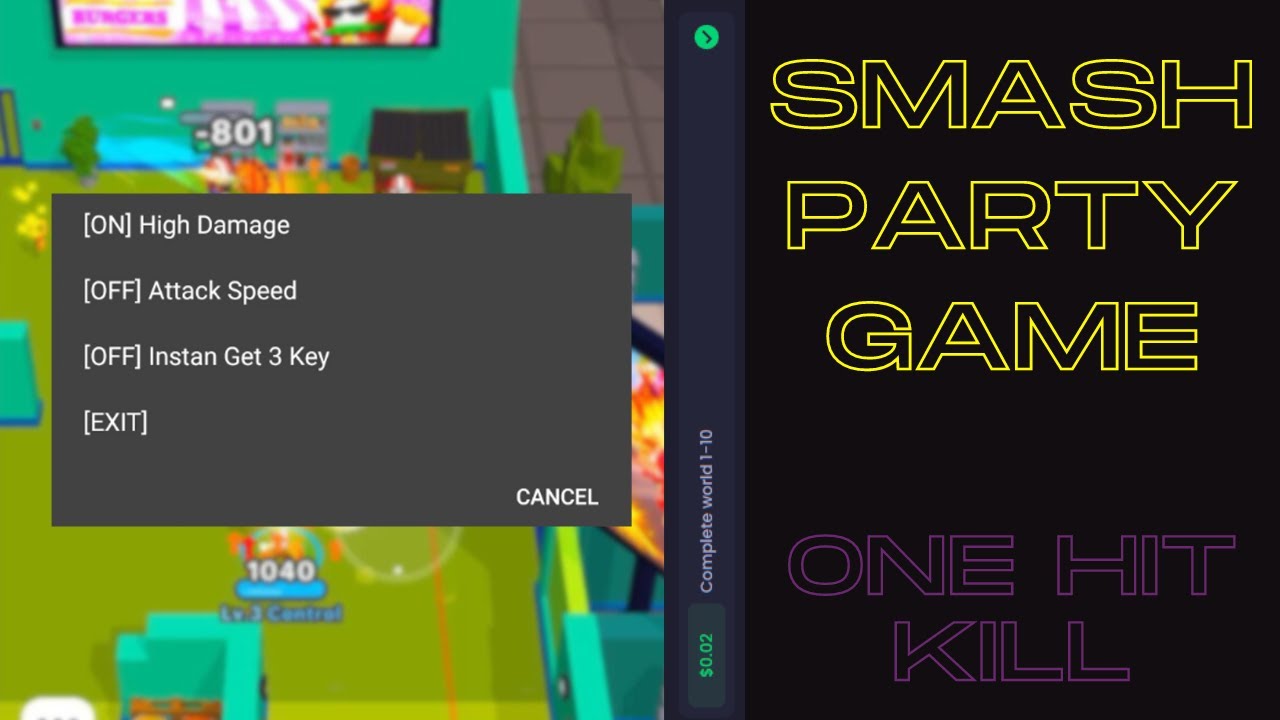 Smash Party Game hack | One hit kill