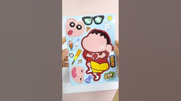 SHINCHAN STICKER! #asmr #art #satisfying #unboxing #sticker #blindbag #diy #paper #shinchan