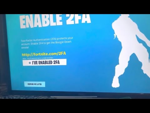 HOW TO ENABLE 2FA FORTNITE!*EASY*