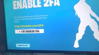 HOW TO ENABLE 2FA FORTNITE!*EASY*
