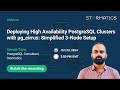 Webinar Promo: Deploying HA Postgres Clusters with pg_cirrus: Simplified 3-Node Setup