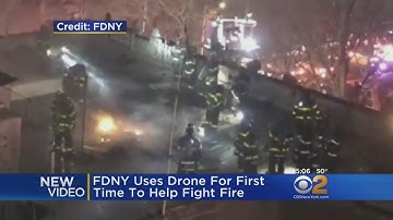 FDNY Uses Drone To Help Fight Fire