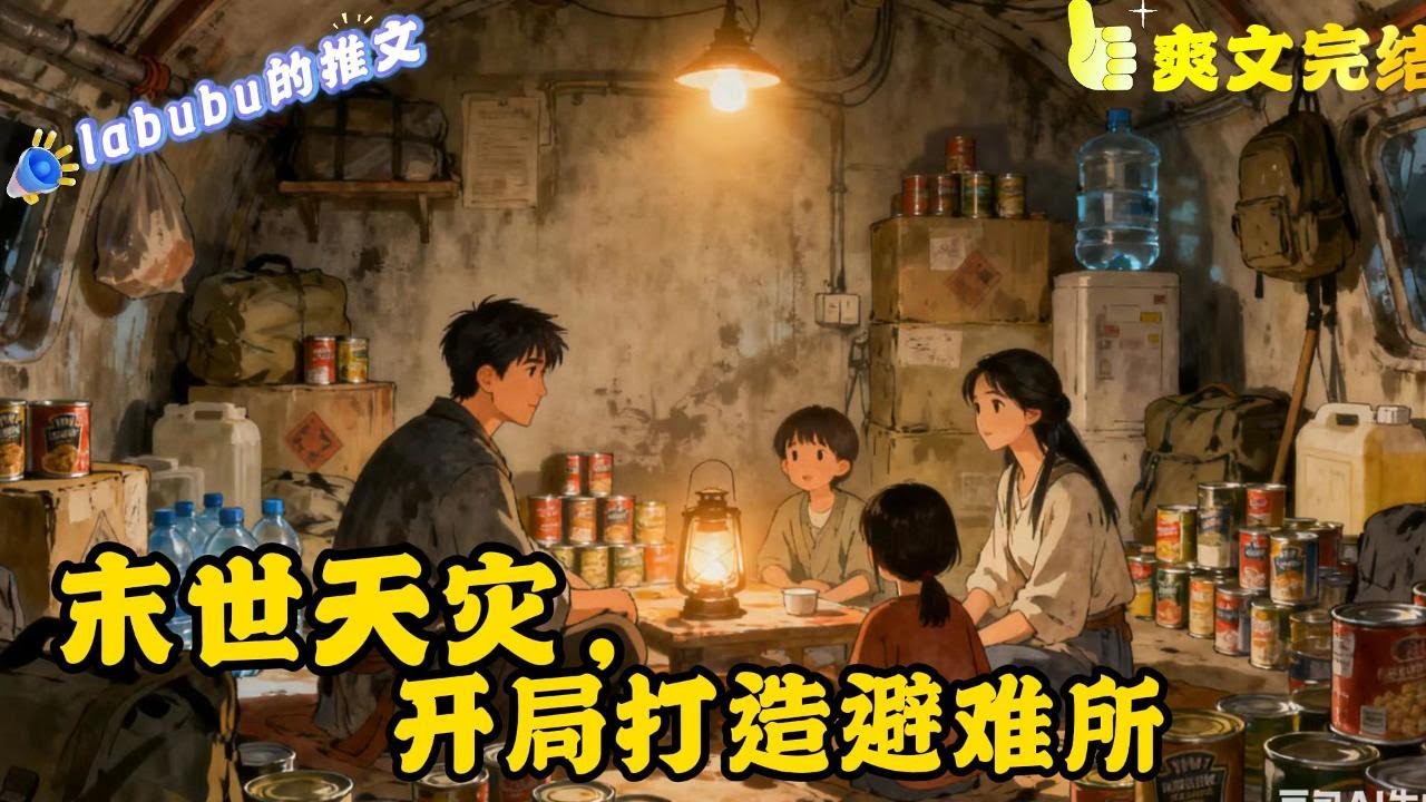 完结：【末世+天灾+避难所+囤物资】 这场末日来的突然，小行星撞击地球，带来了一系列灾难，海啸，火山爆发，酸雨，地震，高温，极寒。张巡管不了其他人，只求让自己和家人能够安然地度过这一生！#末世#囤物资