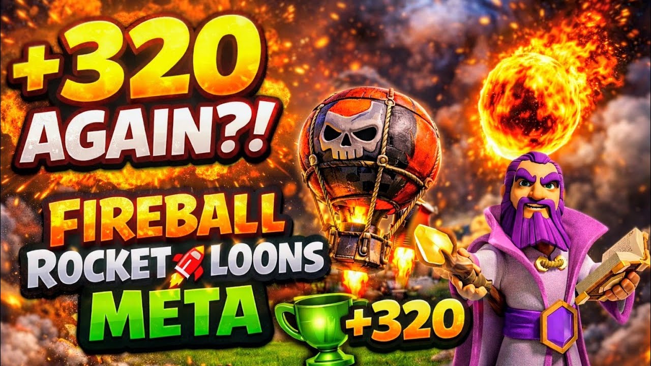 +320 AGAIN?! This Fireball Rocket Loons Meta is INSANE! 😤 #fireballrocketballoons