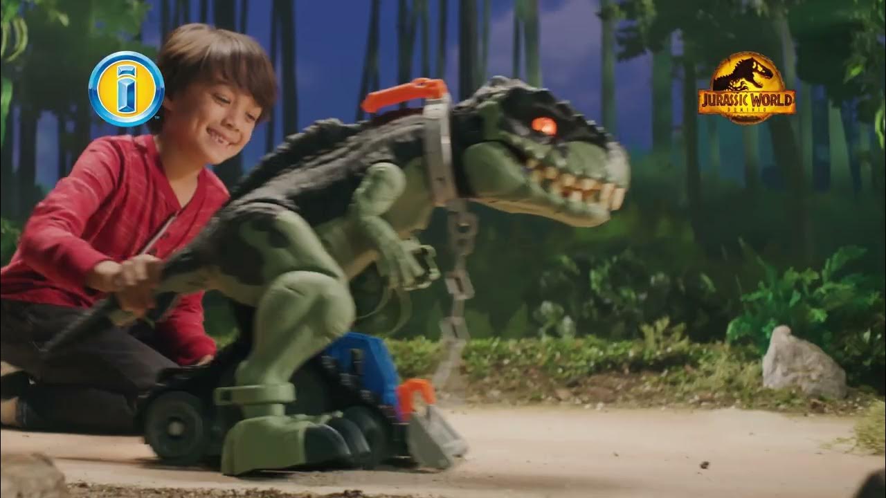 Imaginext Jurassic World Indominus Rex, Dinosaurio de Juguete +3 Años