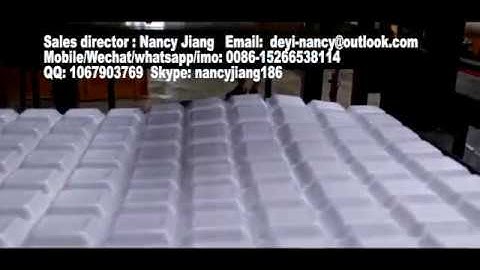 ps thermocol food container machine, PS foam food container and tray Thermoforming Machine