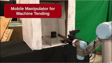 Human-Supervised Semi-Autonomous Mobile Manipulators for Executing Machine Tending Tasks