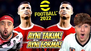 KÖR OLMA CHALLENGE 😂 AYNI TAKIM ! AYNI FORMA ! ÜMİDİ VS EMJAN ! eFootball 2022 PES 22