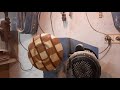 Woodturning checkered scale