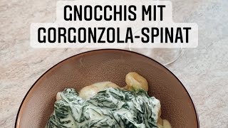 Gnocchis mit schneller Frischkäse-Spinat Sauce