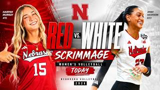 Red vs White Scrimmage Women s Volleyball Today Nebraska Volleyball 2026