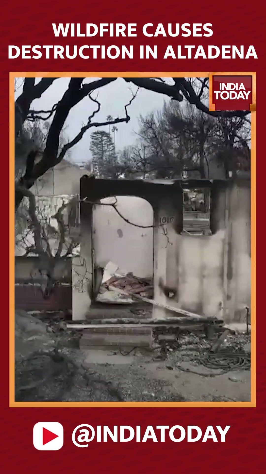 Drone Footage Shows Destruction in Altadena | California Wildfires