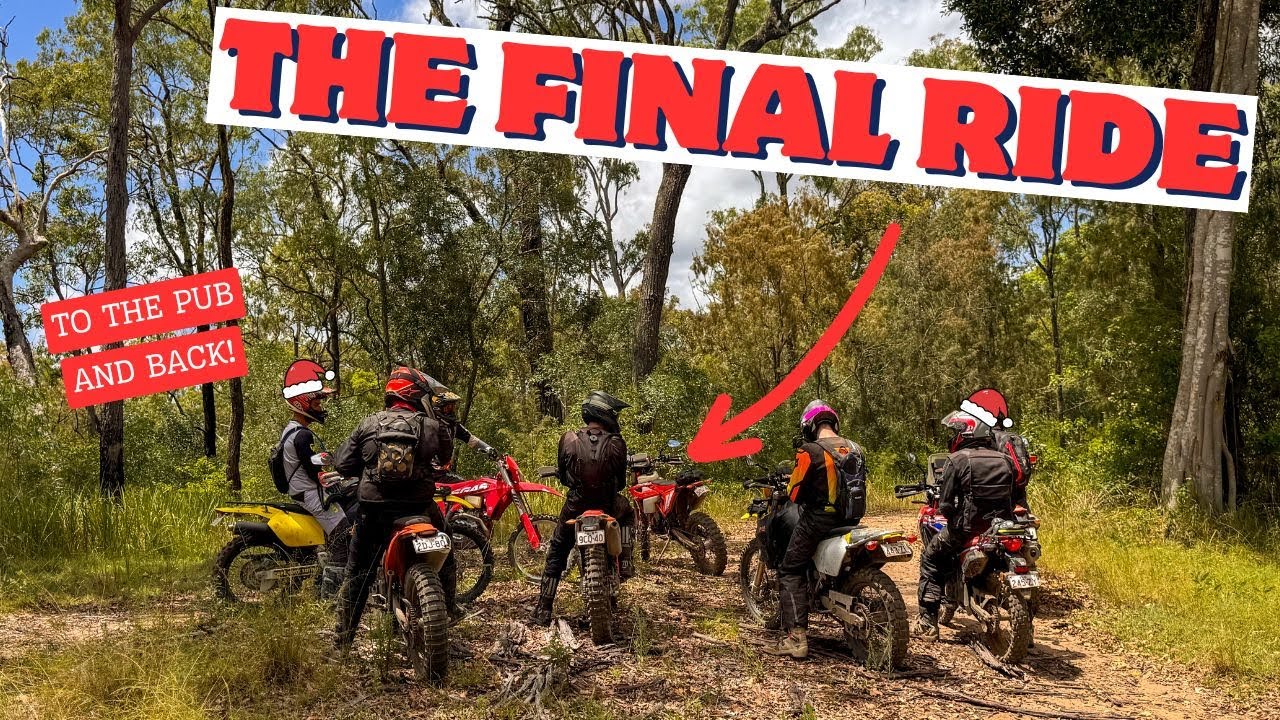 DIRTBIKING to the Pub and back | Things got wild